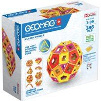 Geomag - Juego De Creacion Magnético Classic Warm Masterbox (388 Piezas) - Línea Ecológica