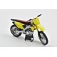 thumbnail image 4 of Motocicleta New-Ray Suzuki RM-Z450 2014 a escala 1:12, amarilla, 4 of 6