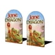 thumbnail image 1 of Jane y el Dragón Sujetalibros decorativos temáticos, tope para estantería con base antideslizante, uso dual para hogar y oficina - 2 piezas, 1 of 6