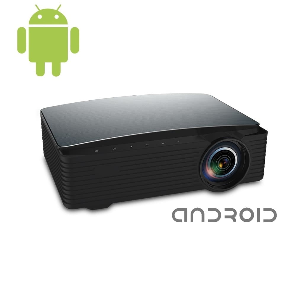 Proyector Led Android Wifi 5g 1080p Aao Yg650 390 Ansi 7000 Lumenes