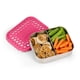 thumbnail image 2 of Recipiente para aperitivos LunchBots Medium Duo de acero inoxidable, color rosa, 2 of 9