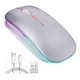 thumbnail image 2 of Wireless Recargable Led Mouse Inalámbrico Ergonomico Ratón Negro mate, 2 of 7