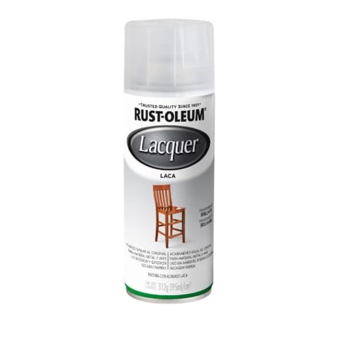 Rust-Oleum - Pintura En Spray Lacquer Laca Transparente Brillante 312 G