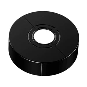 Bothyi - Cubierta Decorativa Para Grifo De Ducha, Cubierta De Brida Dividida Para Válvulas Angulares De Rociadores, Color Negro S