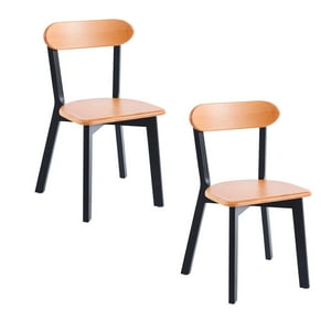 Klik Muebles - Pack De 2 Sillas Fresno De Madera - Negra