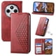 thumbnail image 1 of Funda Flip FOXDOCK para Xiaomi Redmi 14C 4G , Estilo Billetera con Diseño Rombo, Correa de Mano y Soporte, Uso Diario, 1 of 6
