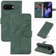 thumbnail image 3 of Funda tipo cartera con tapa para Google Pixel 9A con tarjetero, soporte y cubierta magnética Verde, 3 of 6