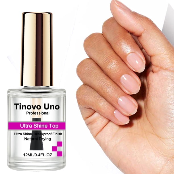 Tinovo Uno White Nail Polish Natural Dry Normal Nail Lacquer Strengthener Treatment Care 12ML Non-peeling Oil-based Nail Enamel