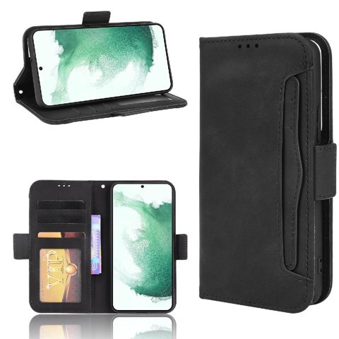 Funda Tipo Billetera Foxdock Para Samsung Galaxy S22 5G – Tapa Flip Con Tarjetero