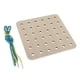 thumbnail image 1 of Juguete Educativo En Blanco Para Enhebrar Cuerdas Montessori Para Niños Pequeños De Madera, 1 of 5