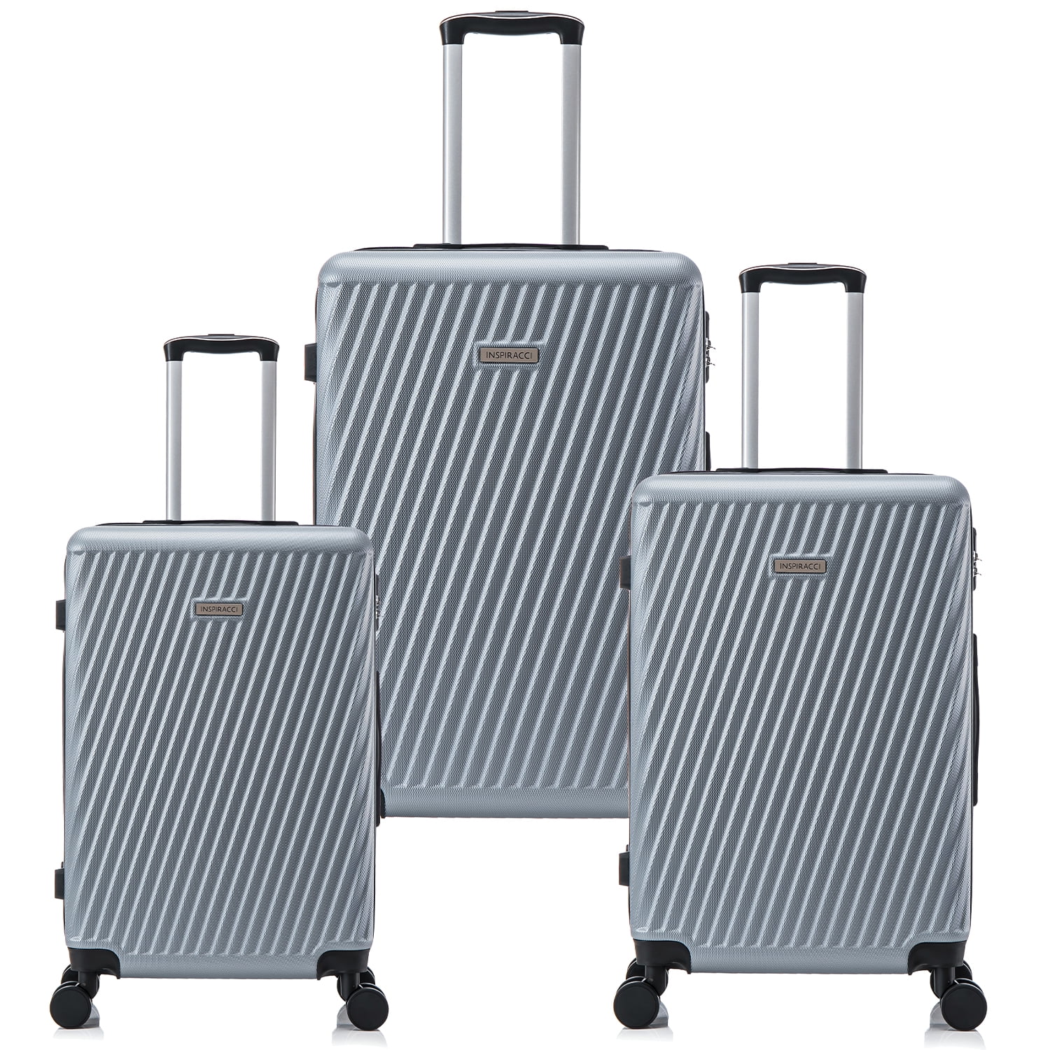 Inspiracci - Set De Maletas Rígidas Milan S-m-l Gris