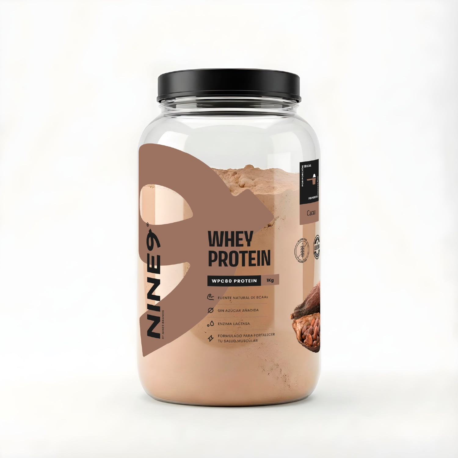 Nine9 - Proteína Whey Cacao 1kg