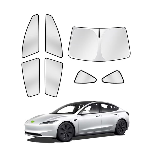 Juego de 7 parasoles Canvcle para Tesla Model 3 (2016‑2026)