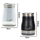 thumbnail image 2 of Salero y pimentero de acero inoxidable con fondo de cristal, accesorios de cocina modernos, 2 of 5