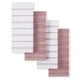 thumbnail image 1 of Juego de toallas de cocina KitchenAid Albany, paquete de 4 unidades, color rosa secado/blanco, 1 of 4