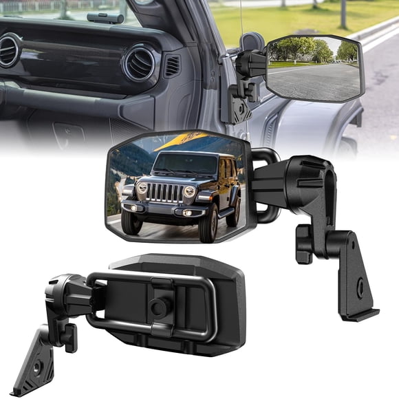 Espejo para Vehículo GEVINFA de Liberación Rápida para Jeep Wrangler JL