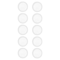 Magideal - Juego De Kazoo De 10 Piezas, Boca De Diafragma Kazoo De 1,8 Cm Para Accesorios Kazoo, Piezas De Repuesto, Instrumento De Bricolaje