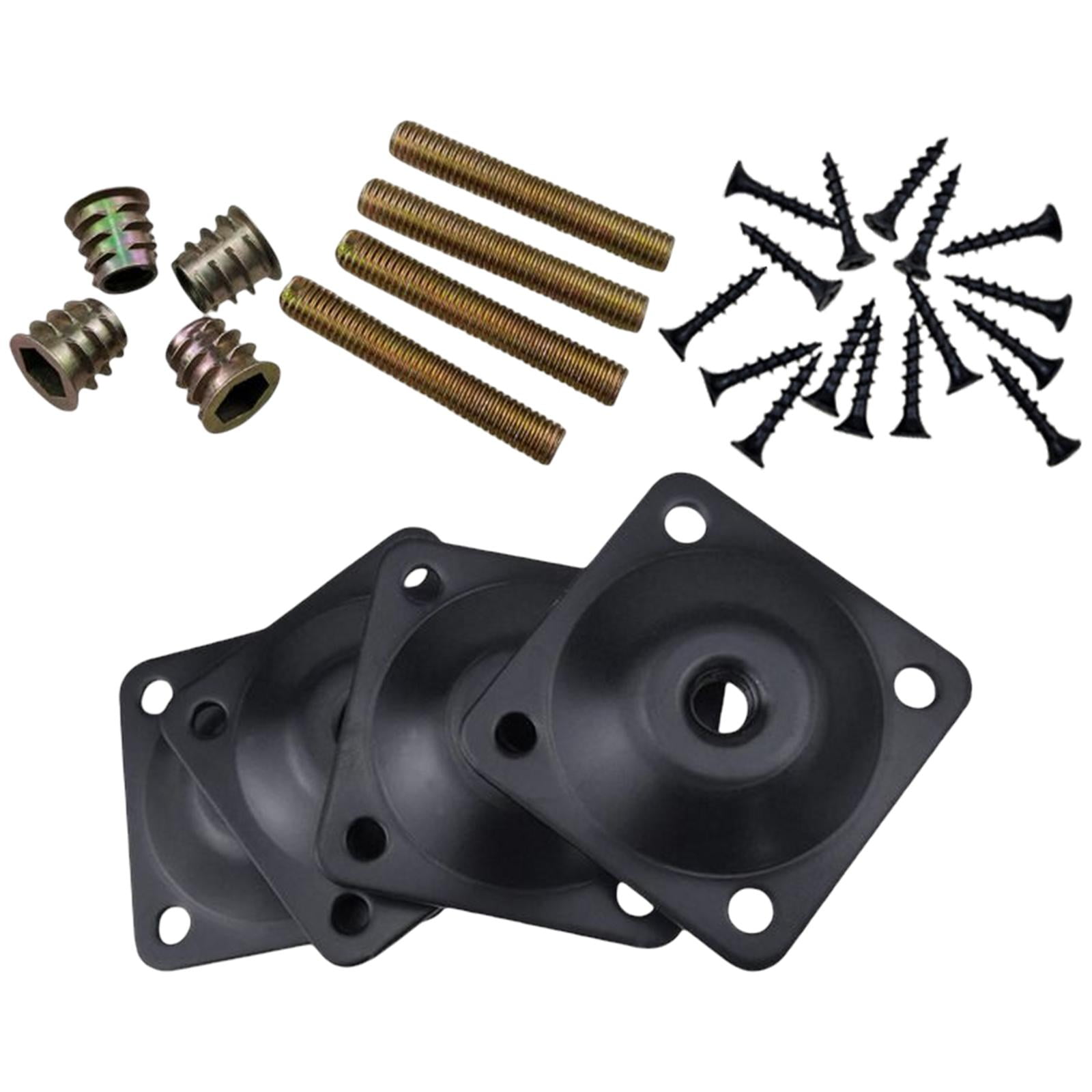 Magideal - 4 Piezas De Licencias De Fijación De Patas M8, Tornillos Dags De Suspensión De 5/16 ", Accesorios De Reparación De Licencia T, Accesorios Para Reparación De