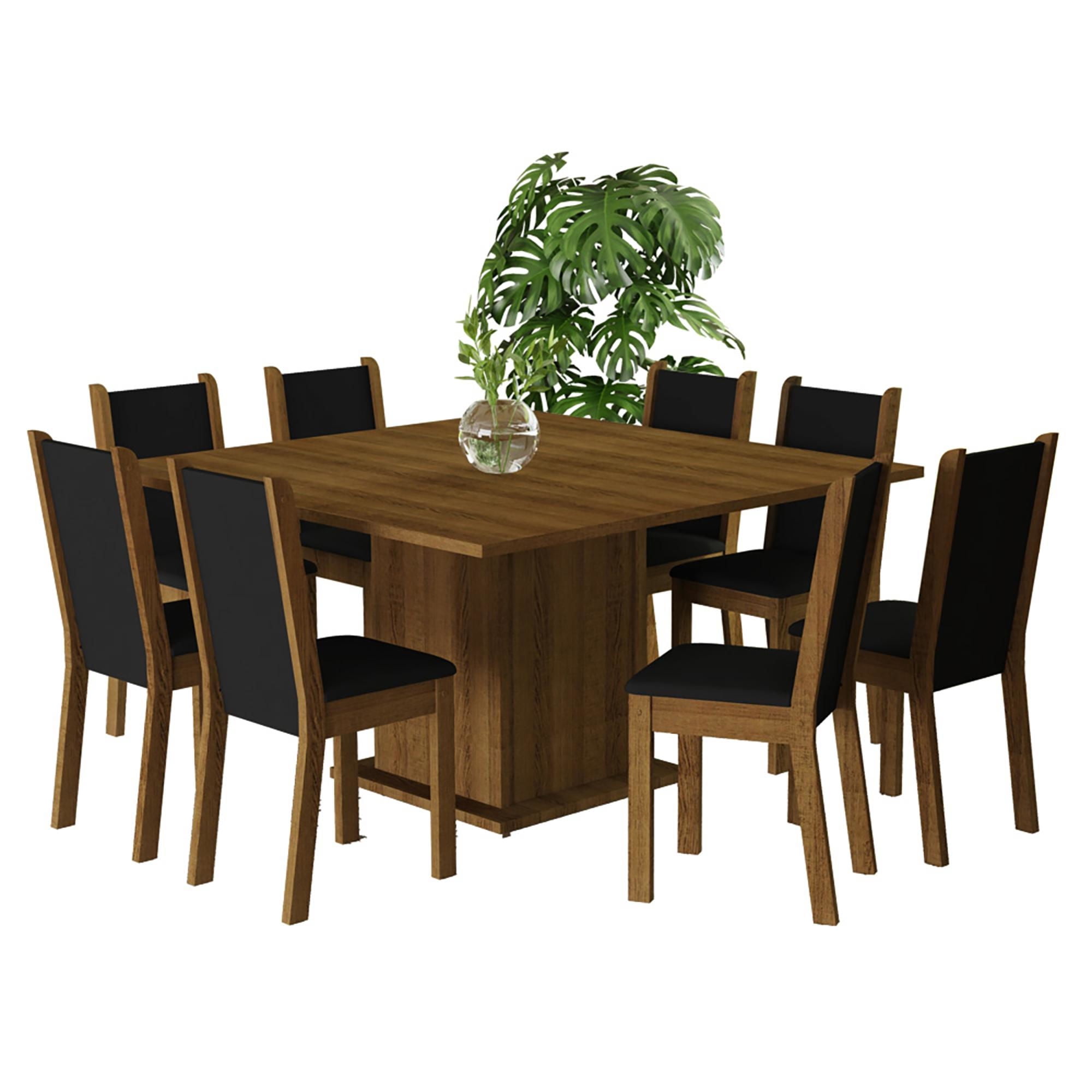 Vekka Home - Comedor Clarice Greco 8 Sillas Café