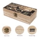 thumbnail image 3 of Chica Indiscreta Caja Organizadora de Madera Rústica - Caja Decorativa Multifuncional para Escritorio, Hogar, Oficina, Joyas y Manualidades, 3 of 6