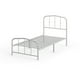 thumbnail image 1 of Base de cama de metal blanca HEIDI Zinus 1 plaza 90x190x30cm, 1 of 7