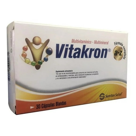 Vitakron Multivitaminas Cápsulas X 30