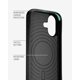 thumbnail image 3 of Funda Mous para iPhone 17 Limitless de cuero negro, 3 of 7