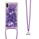 thumbnail image 1 of Funda FOXDOCK para iPhone Xs Max con Cuerda Ajustable, Brillo Líquido, Protección Antigolpes y Lente – Ideal para Regalo, 1 of 5