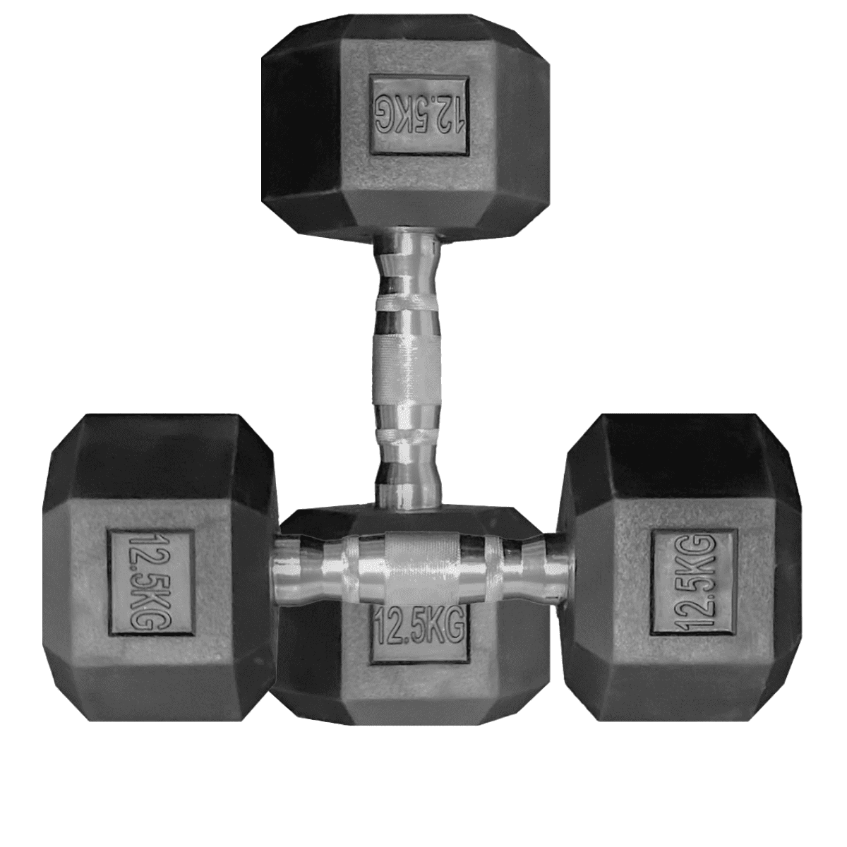 Soloferta - Mancuernas Hexagonales 12,5kg Par