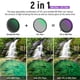 thumbnail image 3 of Filtro NEEWER de 58 mm con colores verdaderos variables ND2-ND32 y CPL, 3 of 8