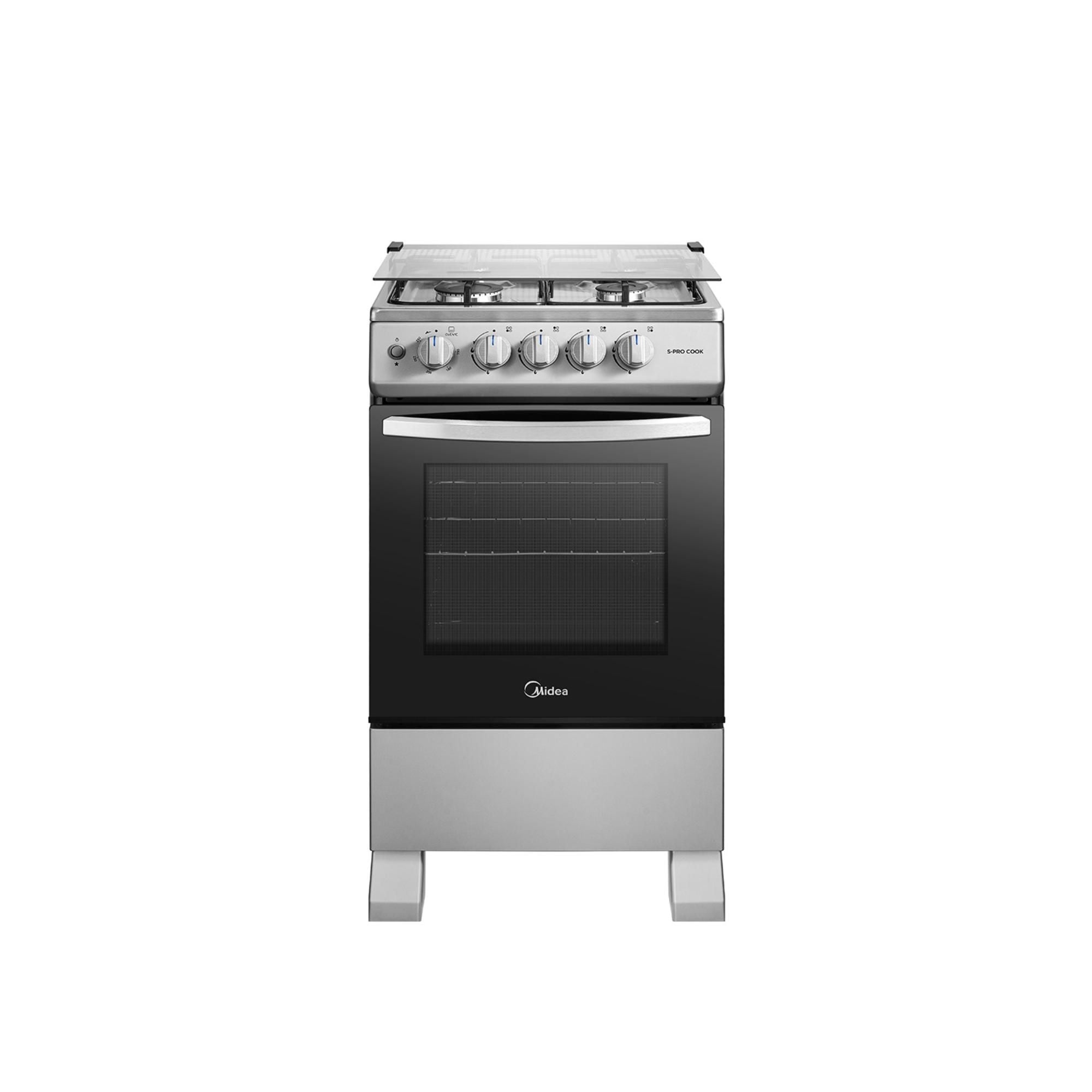 Cocina Gas Licuado Y Gas Natural 4 Quemadores Mfo-Mg20Tcssl Midea