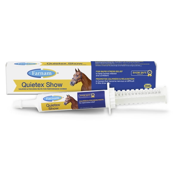Pasta calmante y concentradora para caballos Farnam Quietex Show 30 ml
