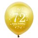 thumbnail image 4 of Globo SHUNTAI 30 cm Oro y Negro para 72.º Cumpleaños, 4 of 7