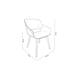 thumbnail image 4 of Silla Brooklyn 53x53x78 Cm, 4 of 4