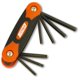 thumbnail image 1 of Set Plegable de Llaves Hexagonales Torx CruzTOOLS FHT1 para Harley, 1 of 1
