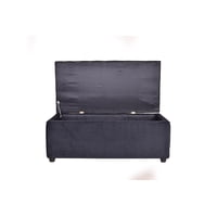 Masel - Banqueta Baul Gris Oscuro