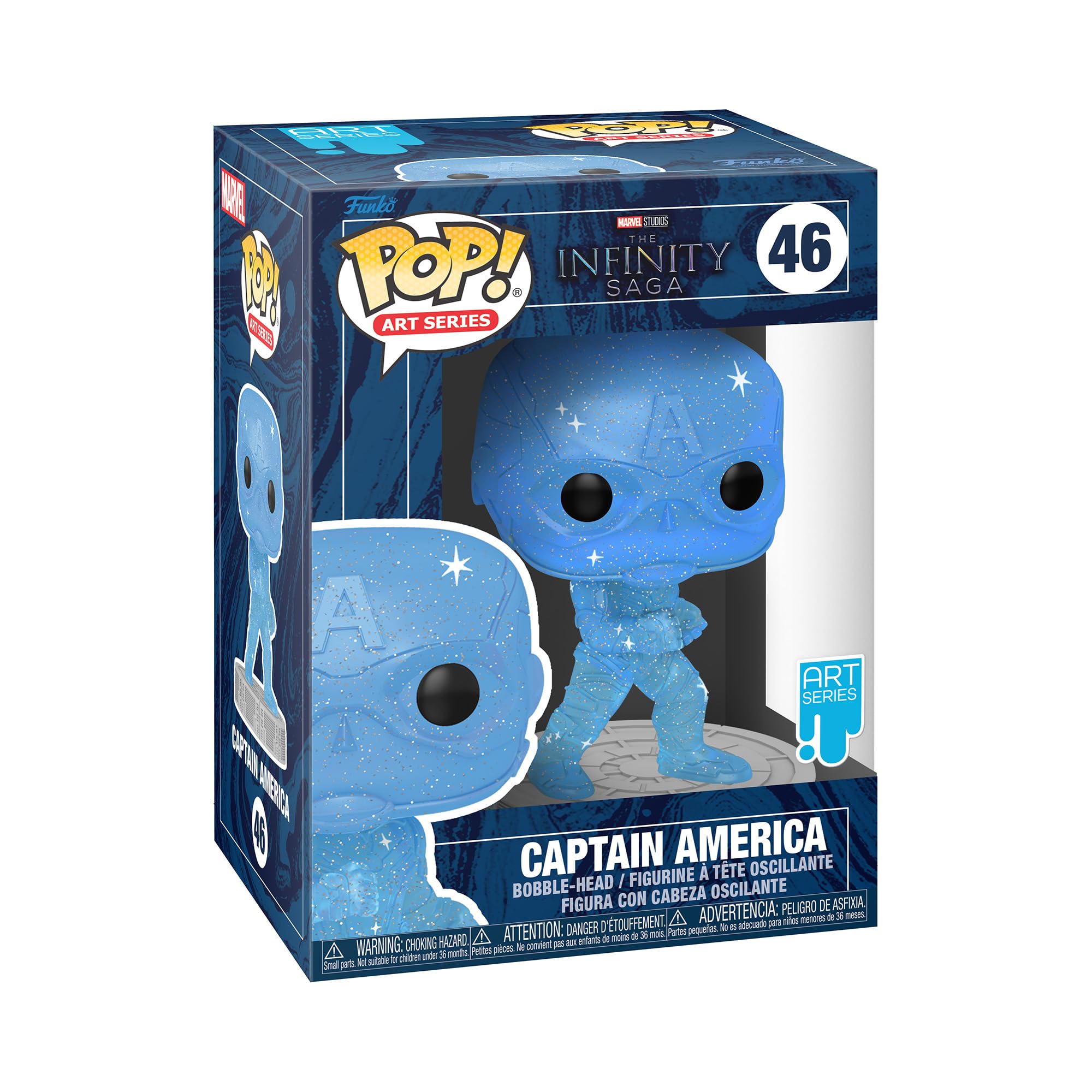 ¡Funko Pop! Serie De Artistas Marvel Infinity Saga Captain America