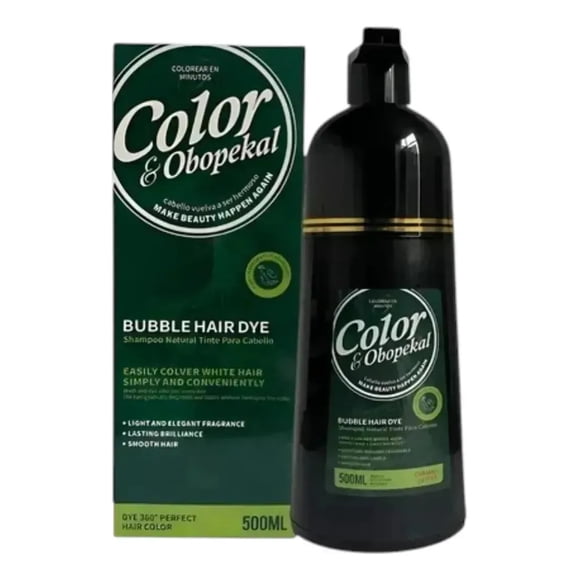 Obopekal Shampoo Colorante Cubre Canas Cafe-Caramelo 500ml