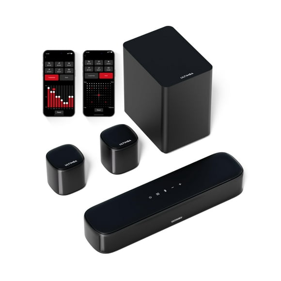 Sound Bar ULTIMEA Sistema de sonido envolvente virtual de 5.1 canales de 250 W