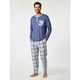 thumbnail image 1 of Pijama Hombre Manga Larga Pantalon Largo Verano 4026, 1 of 2