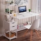 thumbnail image 2 of Escritorio H Con Organizador 2 Cajones 100cm Chic Home, 2 of 3