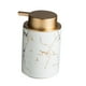 thumbnail image 1 of Dispensador De Jabón De Botella Con Bomba De Cerámica Para Oficina, Cocina, Lavavajillas, Jabón, Textura De Mármol, Blanco, 1 of 5