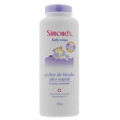Talco Vegetal De Fécula Lavanda Manzanilla Simond’S 200 G Simond S