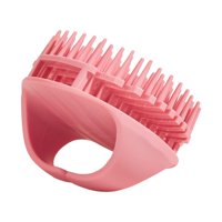 Ioensy - Masajeador De Cuero Cabelludo, Cepillo De Ducha Portátil Para El Cabello, Peine Para Lavar El Cabello, Color Rosa