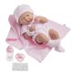 thumbnail image 1 of Doll JC Toys La Newborn Boutique de 35 cm con juego de 9 piezas, 1 of 9