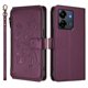 thumbnail image 2 of Funda Cartera Mariposa para [Xiaomi Redmi 13C 4G/5G] con Soporte y Cremallera Violeta, 2 of 6