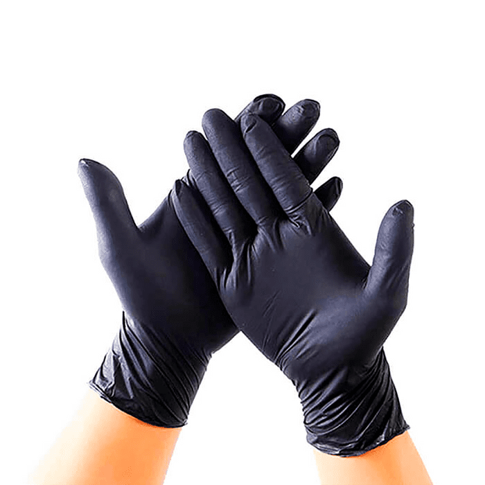 Genérica - Guantes De Nitrilo Negro Caja 100 Und Talla L Desechables