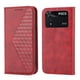thumbnail image 2 of Funda Flip FOXDOCK para Xiaomi Poco M4 Pro 4G , Estilo Billetera con Diseño Rombo, Correa de Mano y Soporte, Uso Diario, 2 of 6