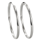 thumbnail image 2 of Aros Plata Argolla Borde Ovalado 40 Mm #2, 2 of 3