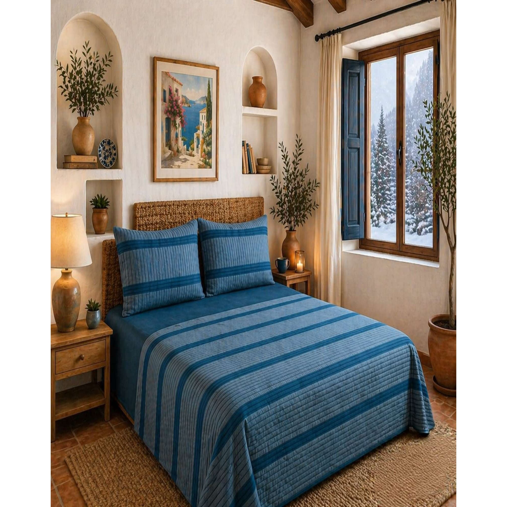Mylhogar - Juego De Sabanas Polar Estampadas Ultra Suaves King
